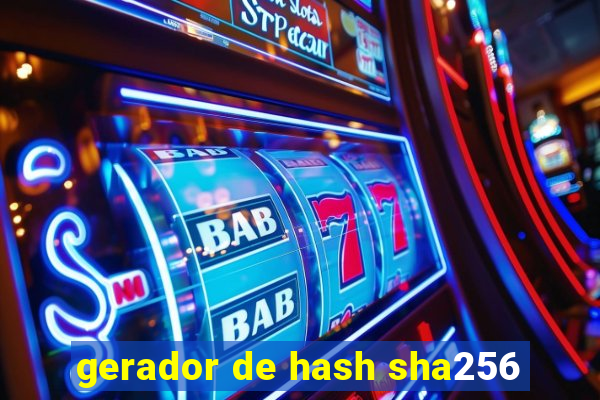 gerador de hash sha256